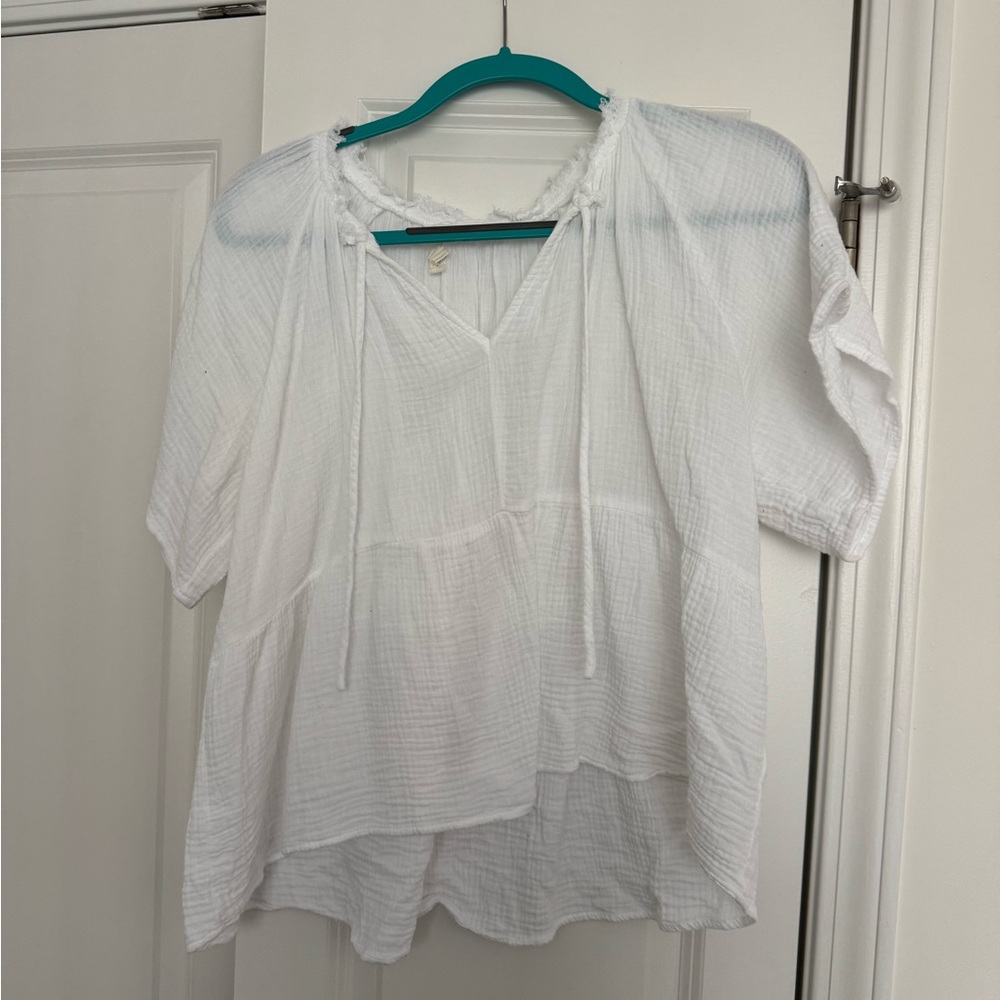 Casual White Blouse